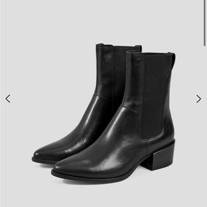 VAGABOND SHOEMAKERS Marja boots - black pointed toe square heel boots